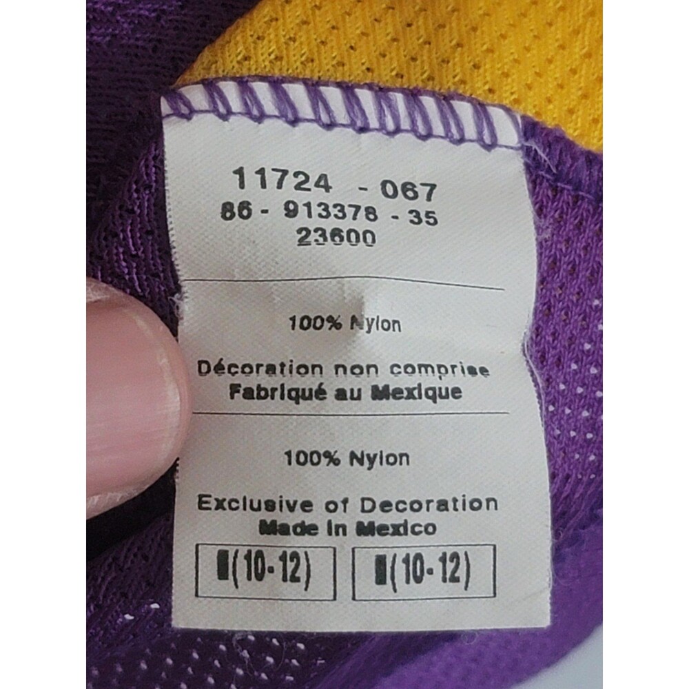 Kobe Bryant #8 Champion Kid’s Jersey Size Medium 10-12 Los Angeles Lakers - Picture 6 of 11